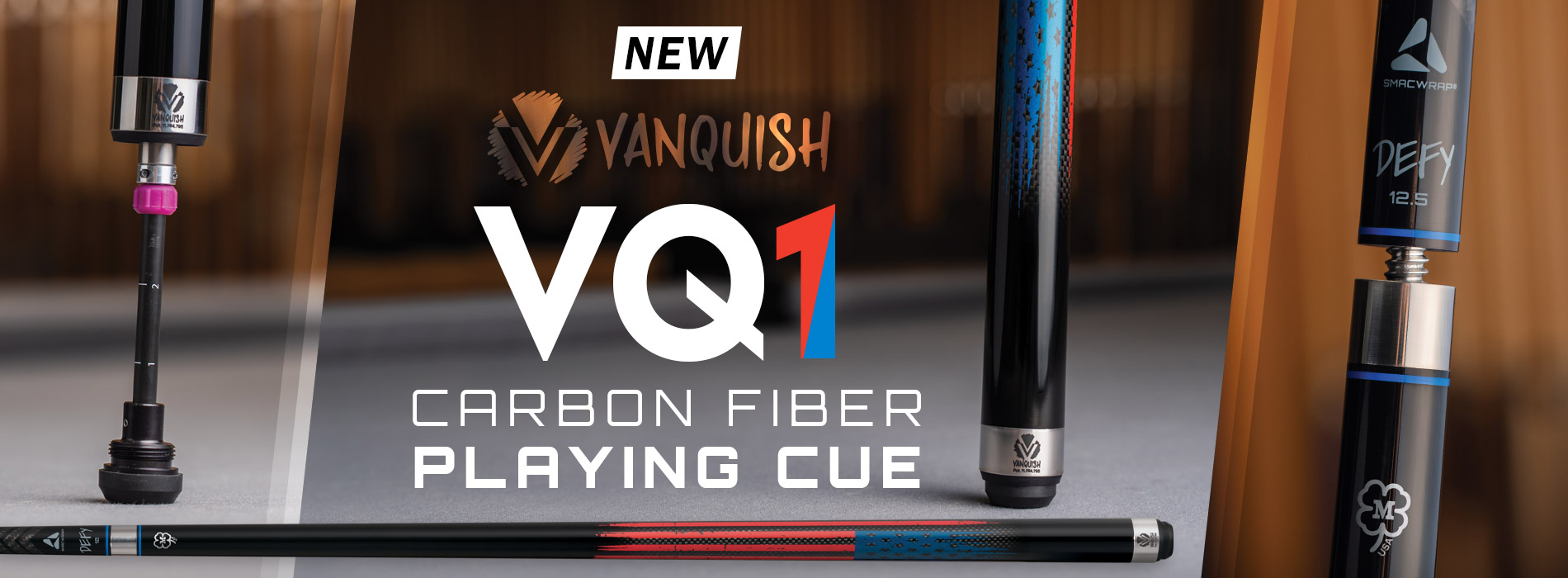 VQ1 Carbon Fiber Playing Cue